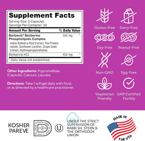 Berberine 60 Capsules