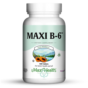 Maxi Health B6 100 Tabs Total Wellness