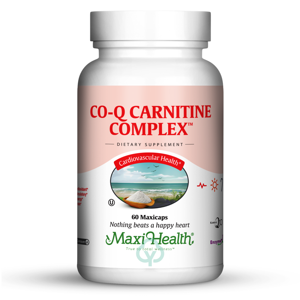Maxi Health Co Q Carnitine Complex 60 Caps Heart