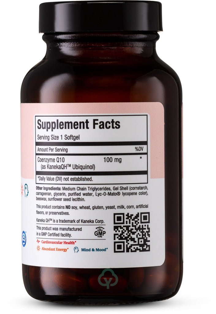 Maxi Health Co Q Ubiquinol 100 Mg 60 Gels Heart