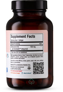 Maxi Health Co Q Ubiquinol 100 Mg 60 Gels Heart