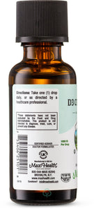 Maxi Health D3 Concentrate 1000 1 Fl Oz Total Wellness