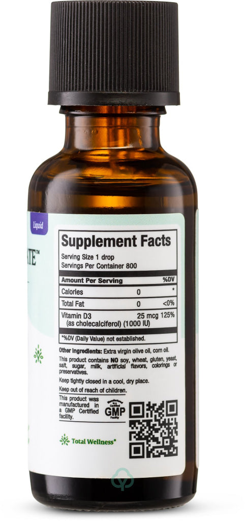 Maxi Health D3 Concentrate 1000 1 Fl Oz Total Wellness