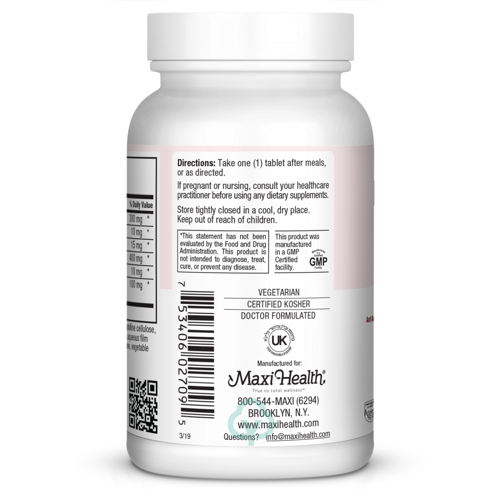 Maxi Health Digest Support 90 Tabs Digestion & Absorption