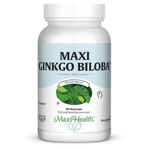 Maxi Health Ginkgo Biloba 90 Caps Mind And Mood