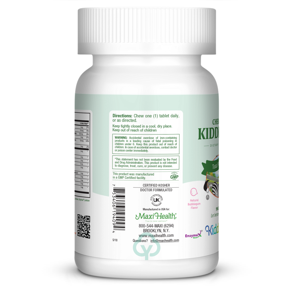 Maxi Health Kiddievite Chewable 90 Chews Total Wellness