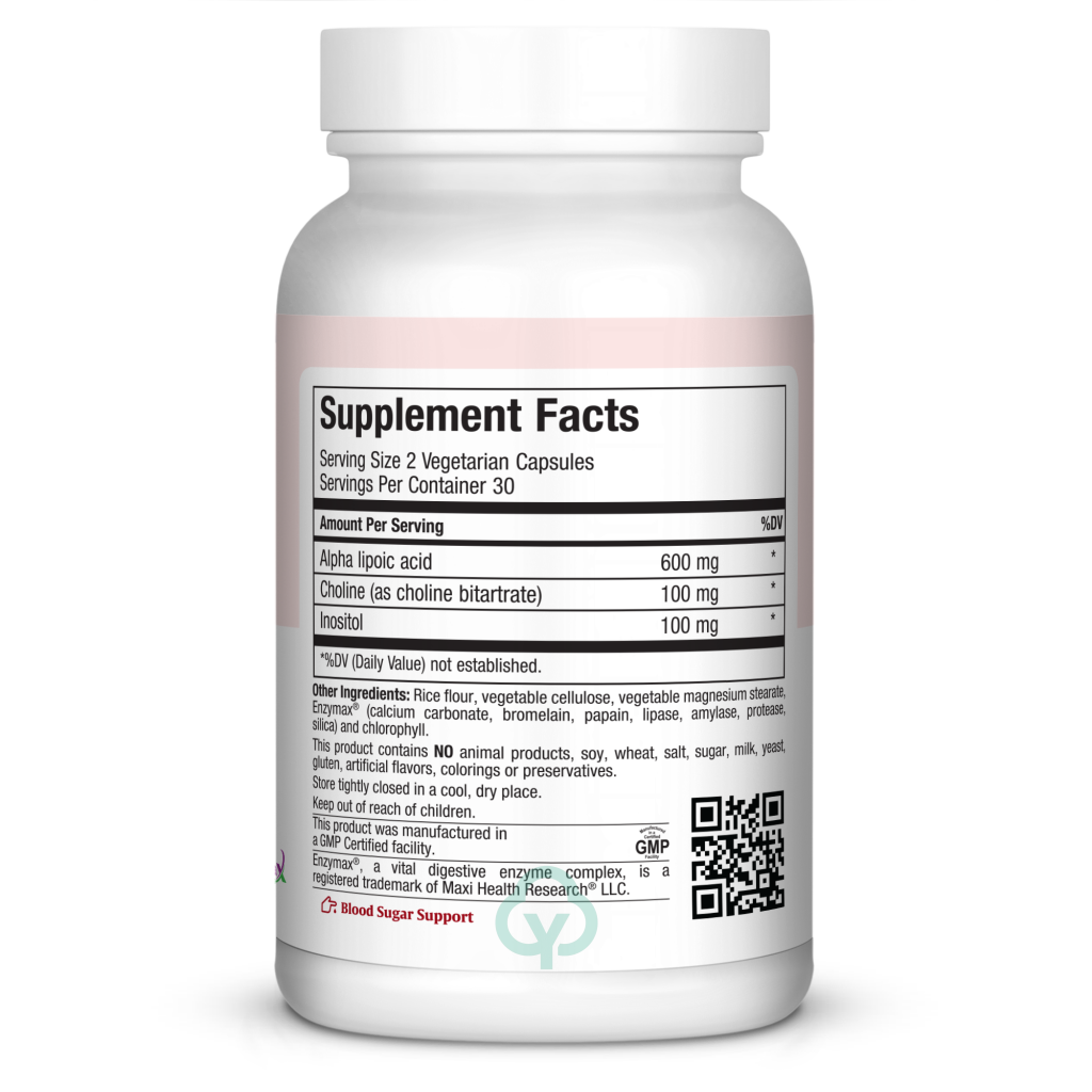Maxi Health Lipoic Supreme 60 Caps Blood Sugar Support