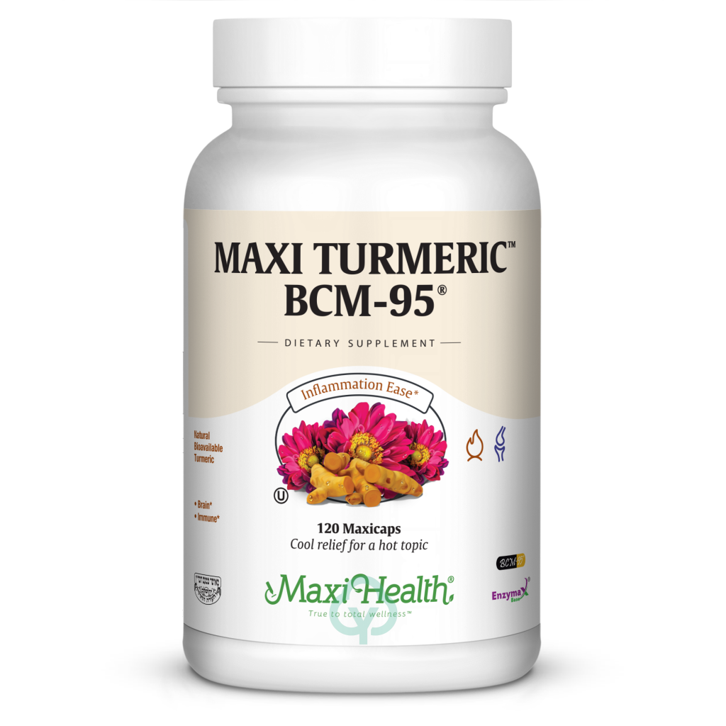 Maxi Health Turmeric Bcm 95 120 Caps Inflammation Ease