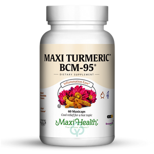 Maxi Health Turmeric Bcm 95 60 Caps Inflammation Ease