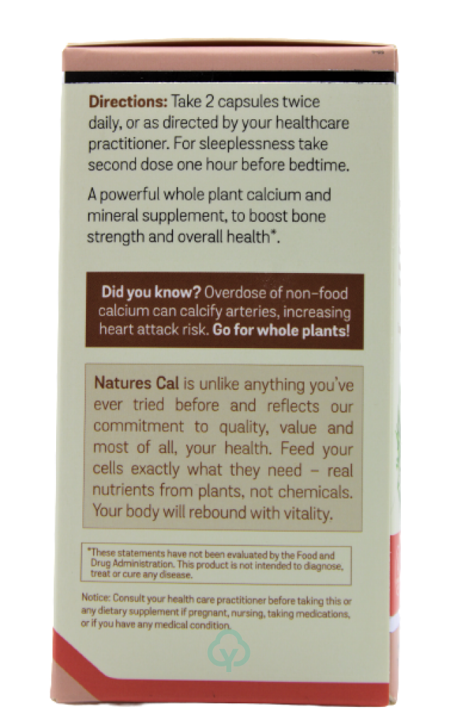 Natures Cure Cal Calcium