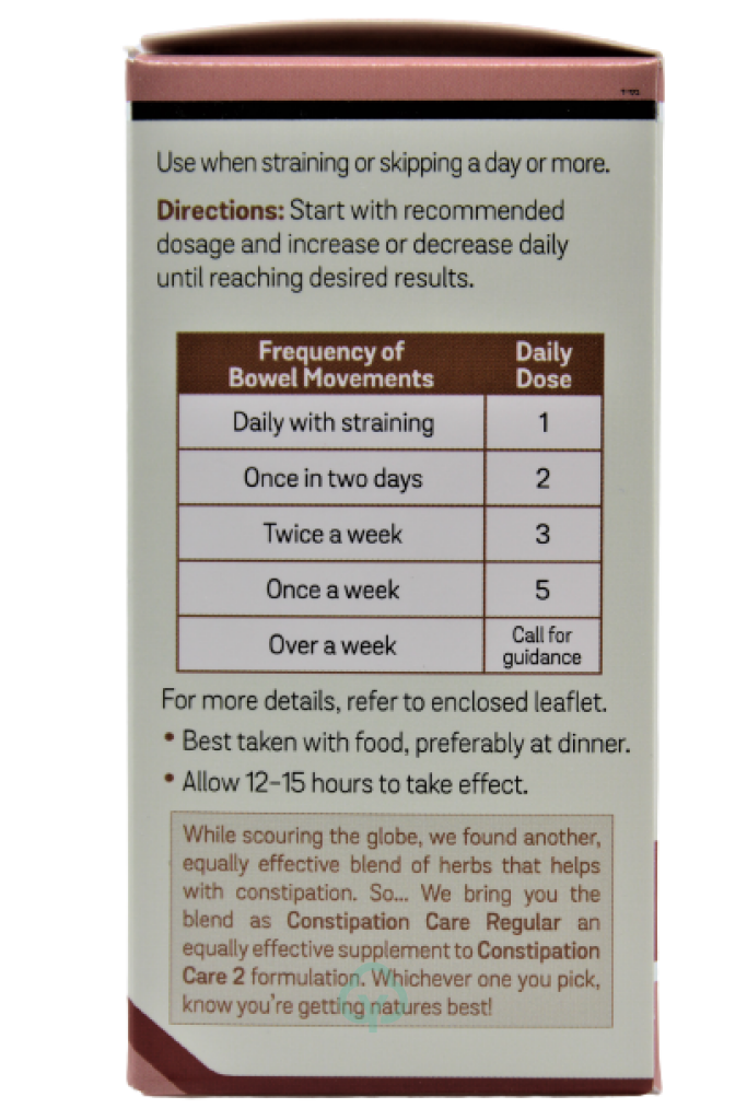 Natures Cure Constipation Care #2