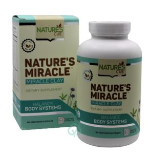 Natures Cure Miracle Clay 180 Veg. Caps Detox