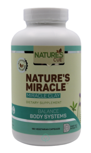 Natures Cure Miracle Clay 180 Veg. Caps Detox
