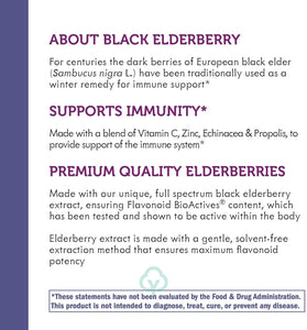 Natures Way Sambucus Immune Elderberry Syrup 8Oz Elderbery