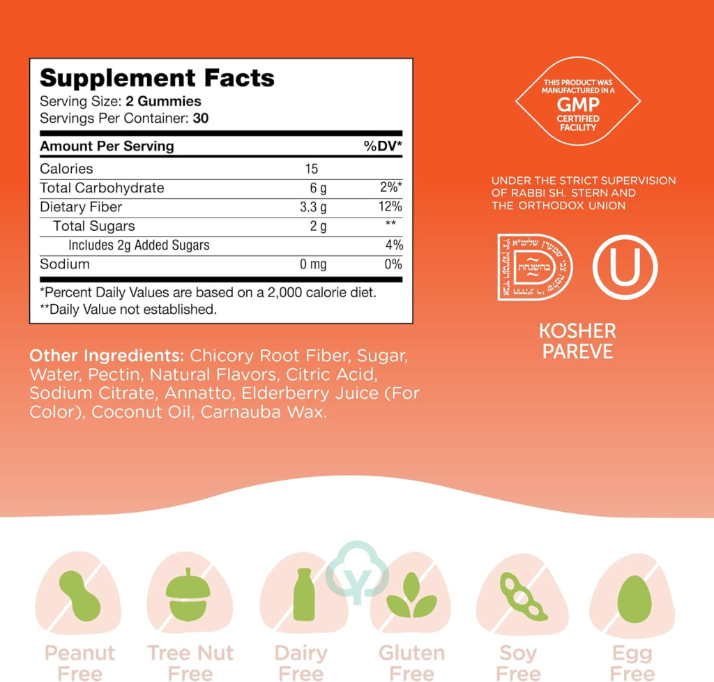 Zahler - Fiber Gummies 60 Count