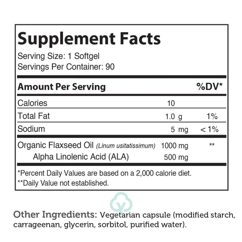 Zahler Flax Seed Oil (90) Softgels General Health