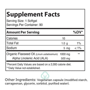 Zahler Flax Seed Oil (90) Softgels General Health