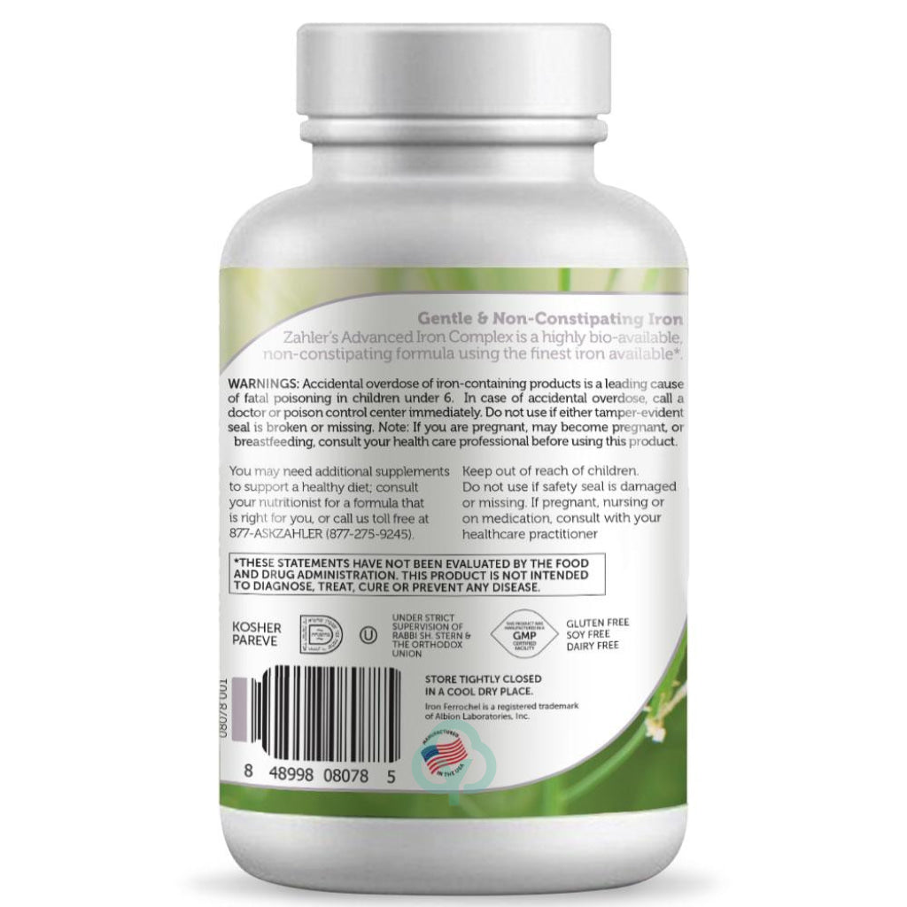 Zahler Iron Complex (100) Capsules