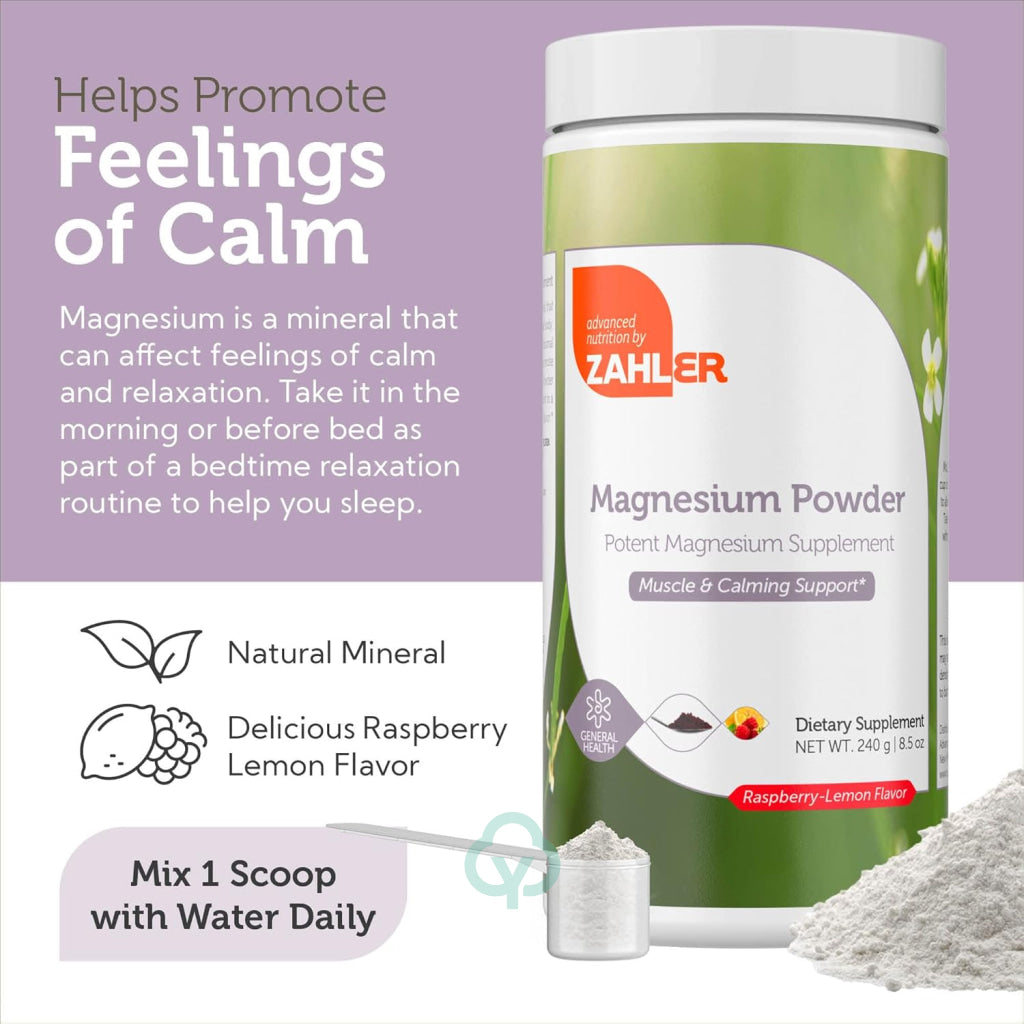 Zahler Magnesium Supplement Powder 8.5 Oz