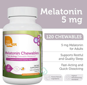 Zahler Melatonin 5mg 120 Tablets