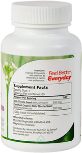 Zahler Milk Thistle (60) Capsules General Health