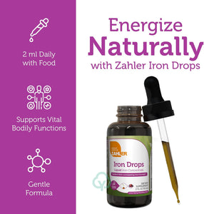 Zahler’s Iron Drops Liquid 2 Fl OZ