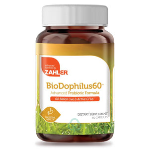Zahler Biodophilus 60B 60 Capsules Probiotic